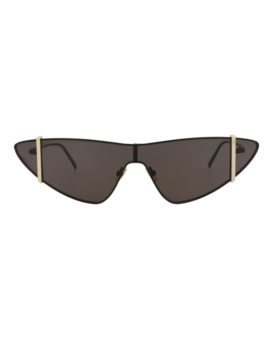 Saint Laurent Womens Cat Eye Black Black Black Fashion Designer Eyewear