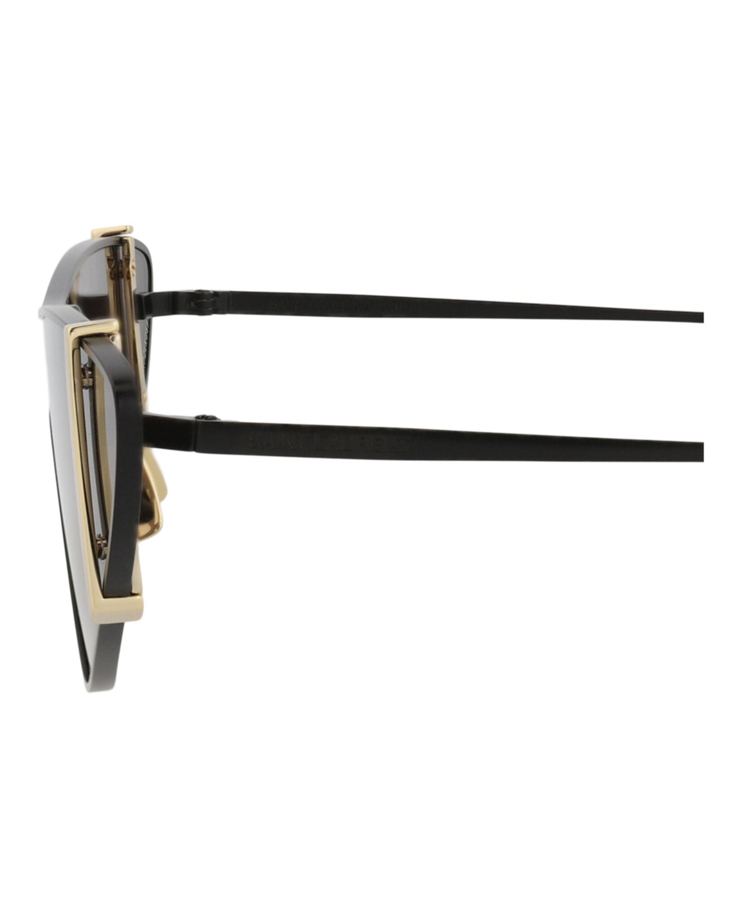 Saint Laurent Womens Cat Eye Black Black Black Fashion Designer Eyewear