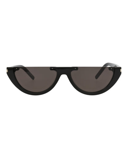 Saint Laurent Unisex Cat Eye Black Black Black Fashion Designer Eyewear