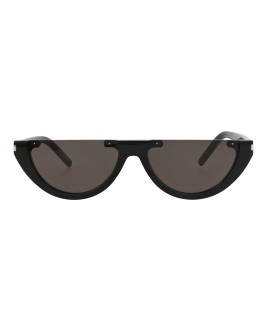 Saint Laurent Unisex Cat Eye Black Black Black Fashion Designer Eyewear