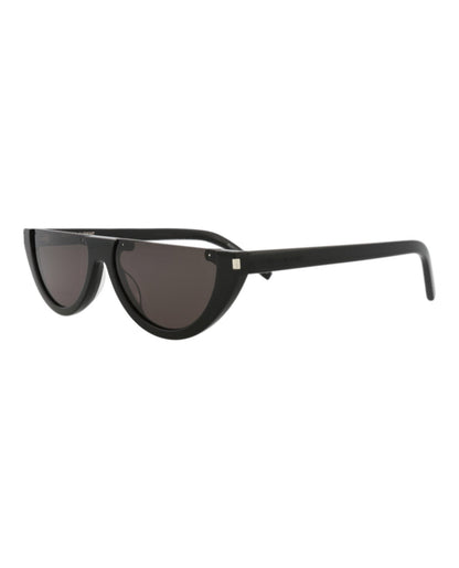 Saint Laurent Unisex Cat Eye Black Black Black Fashion Designer Eyewear