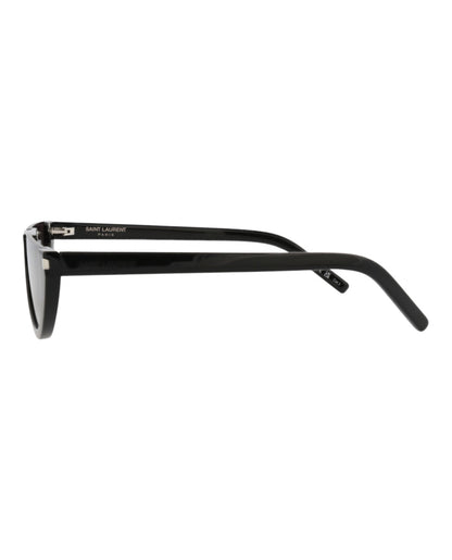 Saint Laurent Unisex Cat Eye Black Black Black Fashion Designer Eyewear