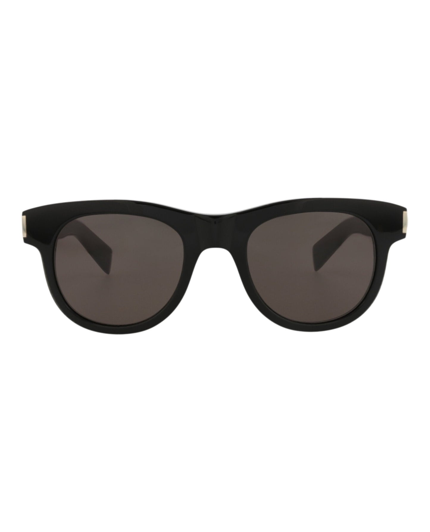 Saint Laurent Unisex Round/Oval Black Black Black Fashion Designer Eyewear Black Black Black