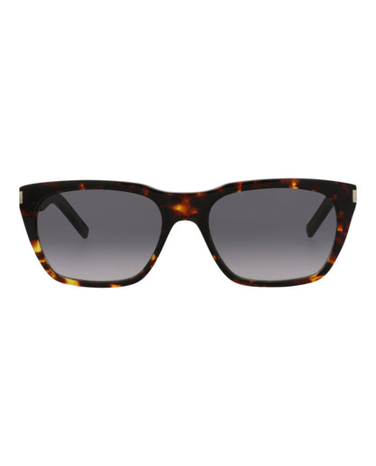 Saint Laurent Mens Square/Rectangle Havana Havana Grey Fashion Designer Eyewear