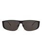 Saint Laurent Unisex Shield/Wrap Black Black Black Fashion Designer Eyewear