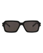 Saint Laurent Mens Square/Rectangle Black Black Black Fashion Designer Eyewear