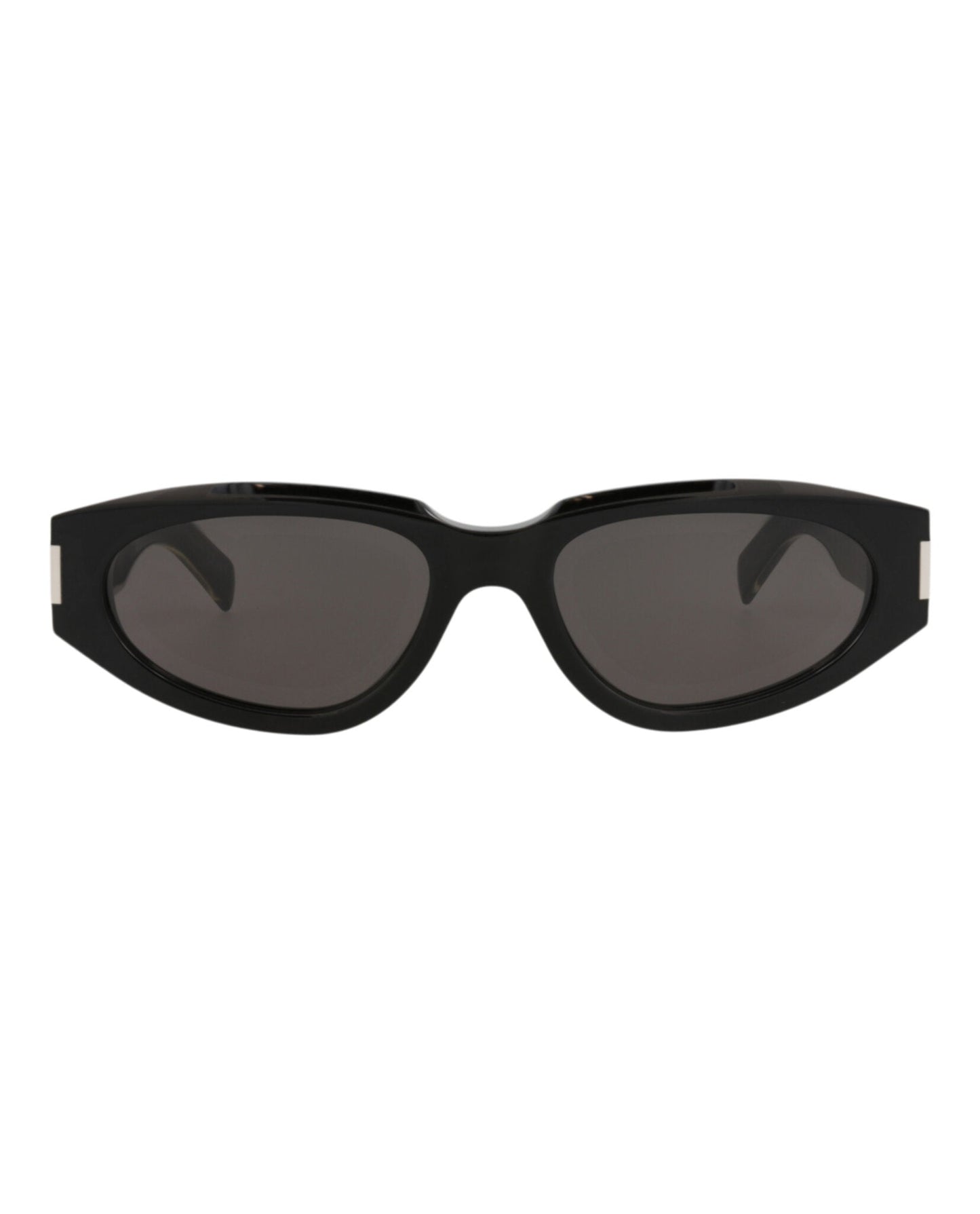 Saint Laurent Womens Round/Oval Black Crystal Black Fashion Designer Eyewear