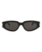 Saint Laurent Womens Round/Oval Black Crystal Black Fashion Designer Eyewear