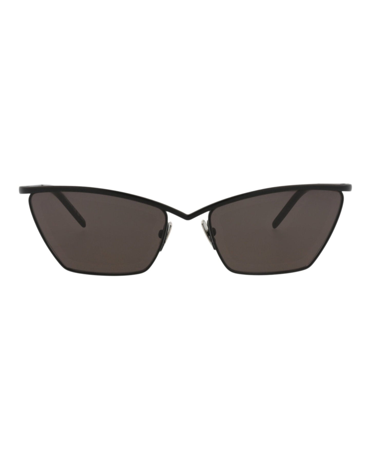 Saint Laurent Womens Cat Eye Black Black Black Fashion Designer Eyewear