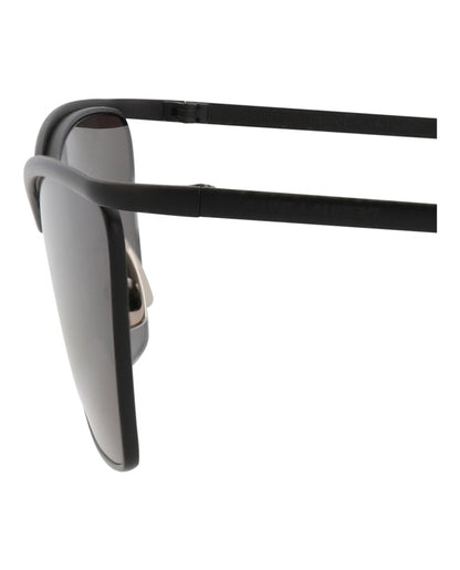 Saint Laurent Womens Cat Eye Black Black Black Fashion Designer Eyewear