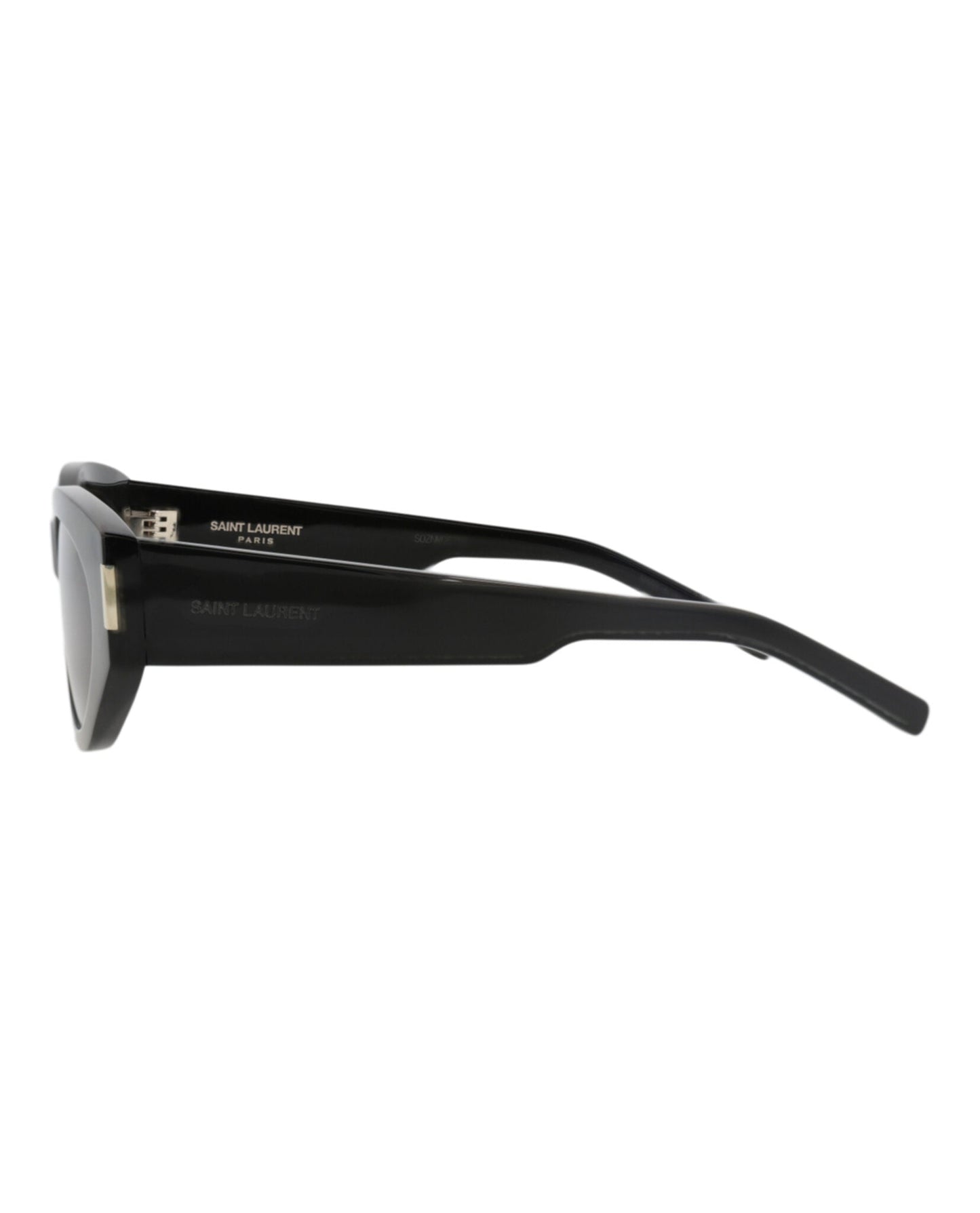 Saint Laurent Womens Cat Eye Black Black Black Fashion Designer Eyewear