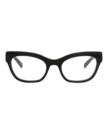 Saint Laurent Womens Cat Eye Black Black Transparent Fashion Designer Eyewear