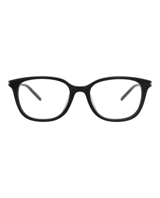 Saint Laurent Unisex Square/Rectangle Black Black Transparent Fashion Designer Eyewear