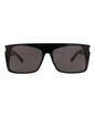 Saint Laurent Womens Square/Rectangle Black Black Black Fashion Designer Eyewear