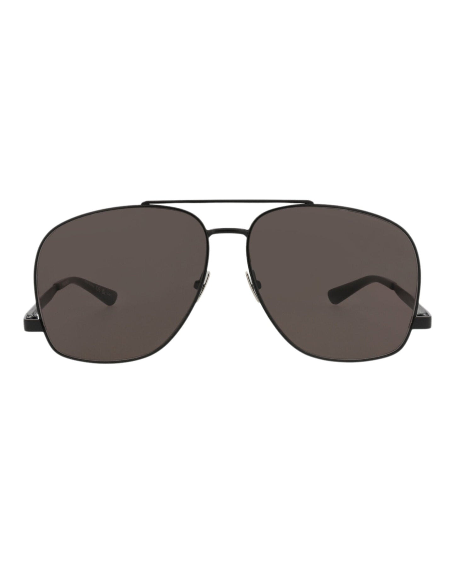 Saint Laurent Womens Aviator Black Black Black Fashion Designer Eyewear