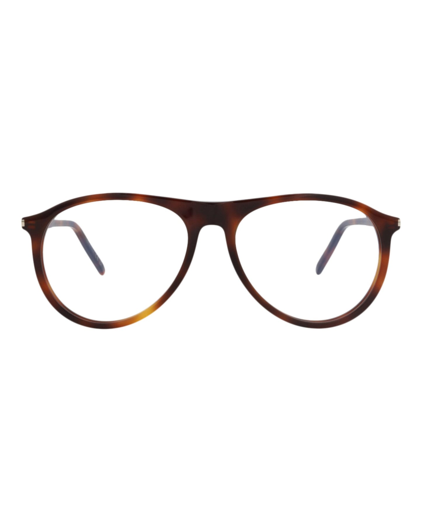Saint Laurent Unisex Aviator Havana Havana Transparent Fashion Designer Eyewear