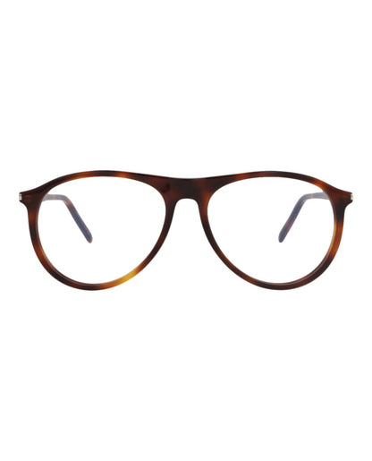 Saint Laurent Unisex Aviator Havana Havana Transparent Fashion Designer Eyewear