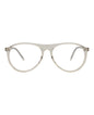Saint Laurent Unisex Aviator Beige Beige Transparent Fashion Designer Eyewear