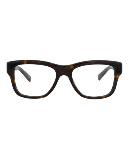 Saint Laurent Unisex Square/Rectangle Havana Havana Transparent Fashion Designer Eyewear
