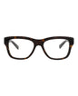 Saint Laurent Unisex Square/Rectangle Havana Havana Transparent Fashion Designer Eyewear