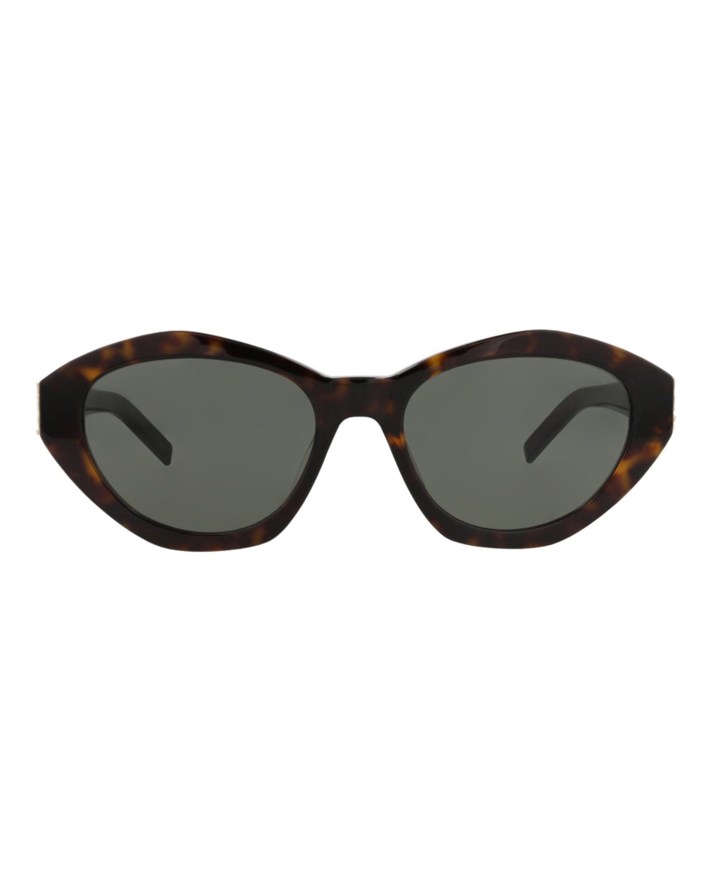 Saint Laurent Womens Cat Eye Havana Havana Grey Fashion Designer Eyewear