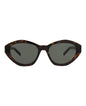 Saint Laurent Womens Cat Eye Havana Havana Grey Fashion Designer Eyewear