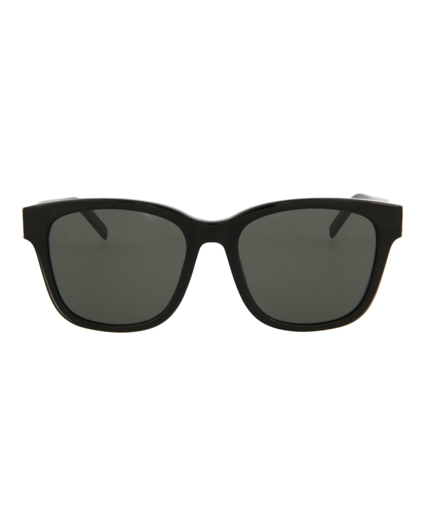Saint Laurent Unisex Square/Rectangle Black Black Grey Fashion Designer Eyewear