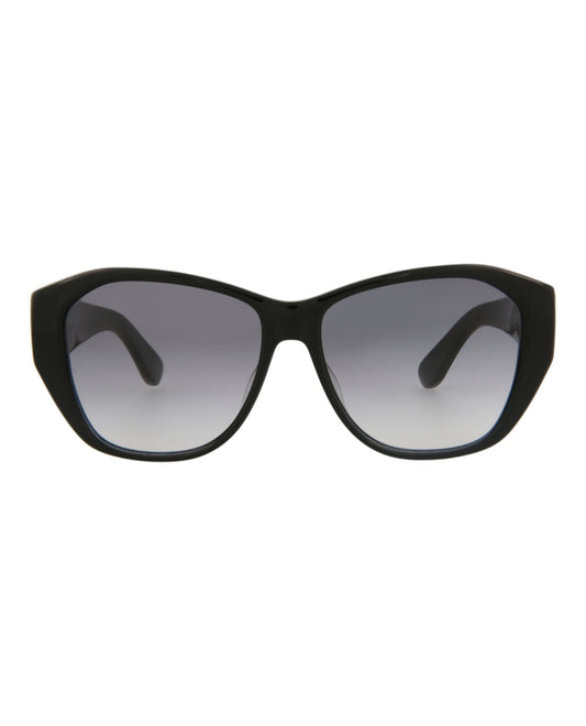 Saint Laurent Womens Round/Oval Black Black Grey Fashion Designer Eyewear