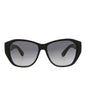 Saint Laurent Womens Round/Oval Black Black Grey Fashion Designer Eyewear
