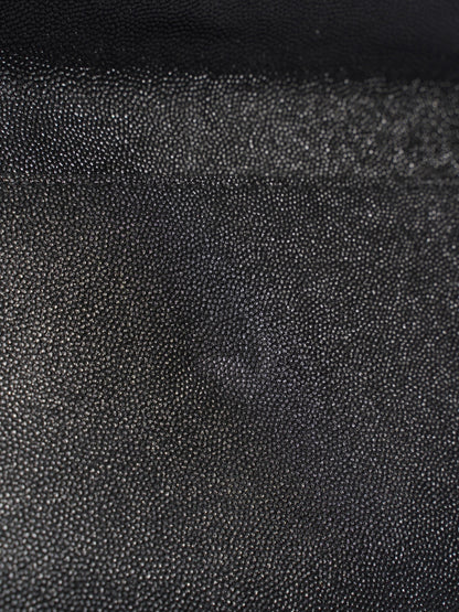 Saint Laurent Uptown Clutch Black Grained Leather