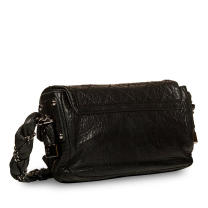 Chanel Distressed Calfskin Shoulder Bag