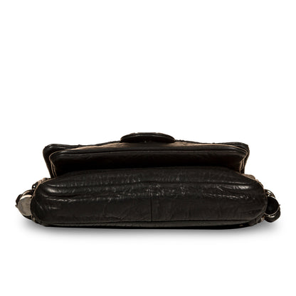 Chanel Distressed Calfskin Shoulder Bag