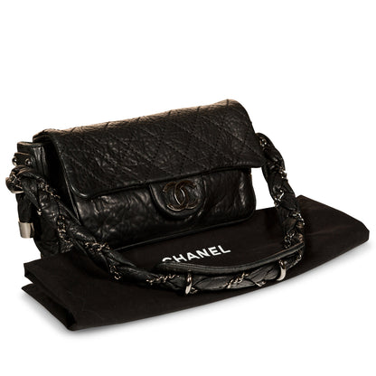 Chanel Distressed Calfskin Shoulder Bag