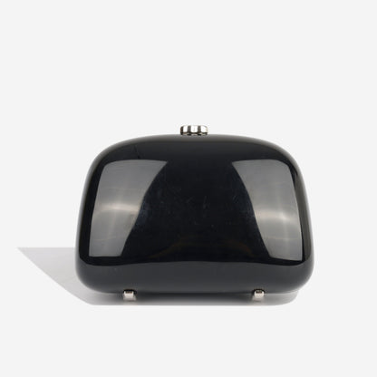Chanel Vintage Camellia Minaudière Clutch