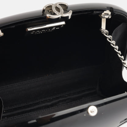 Chanel Vintage Camellia Minaudière Clutch