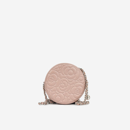 Chanel Camellia Clutch on Chain - Pink