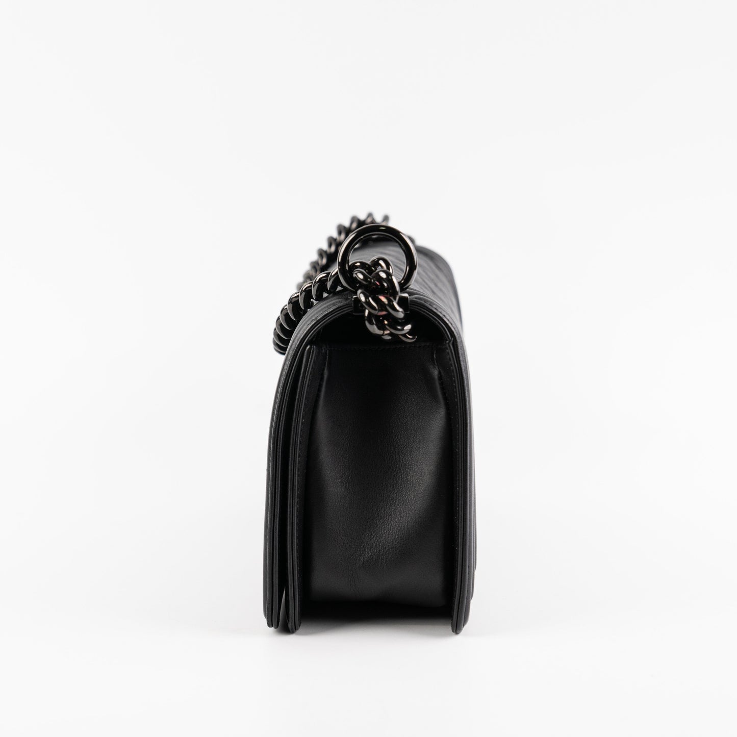 Chanel Old Medium Boy So Black Shoulder Bag