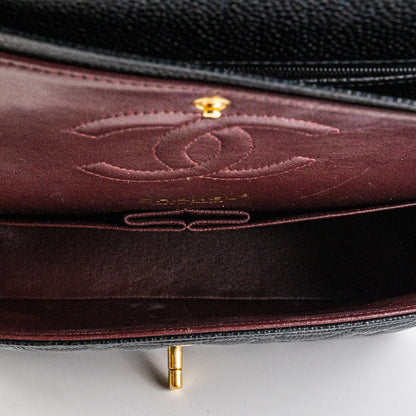 Chanel Classic Flap Medium/Large Black Caviar Shoulder Bag