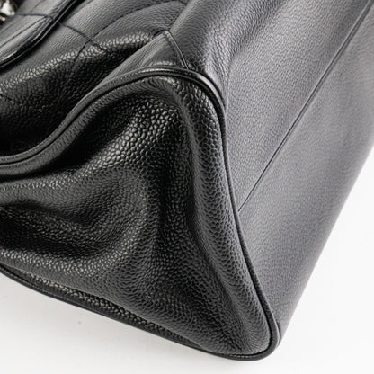 Chanel Black Caviar Seasonal Shoulder Flap Bag