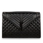 Saint Laurent Large Monogram Mix Matelasse Shoulder Bag