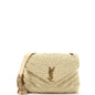 Loulou Shoulder Bag Matelasse Raffia Small
