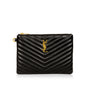 Saint Laurent Chevron Clutch