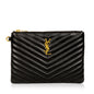 Saint Laurent Chevron Clutch