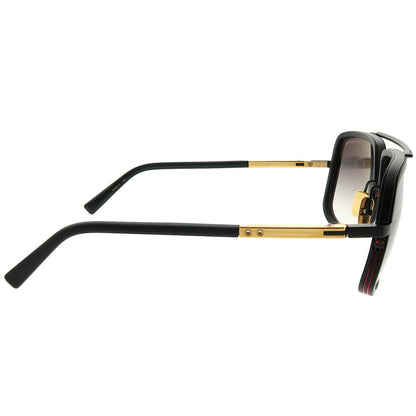 Mach-One DRX-2030-G-BLK-18K-59 Unisex Aviator Sunglasses