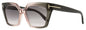 Tom Ford Winona Sunglasses TF1030 20G Gray-Rose 53mm FT1030 Gray-Rose