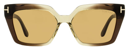 Tom Ford Winona Sunglasses TF1030 47J Brown-Amber 53mm FT1030