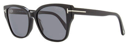 Tom Ford Polarized Elsa Sunglasses TF1108 01D Black 55mm FT1108 Black