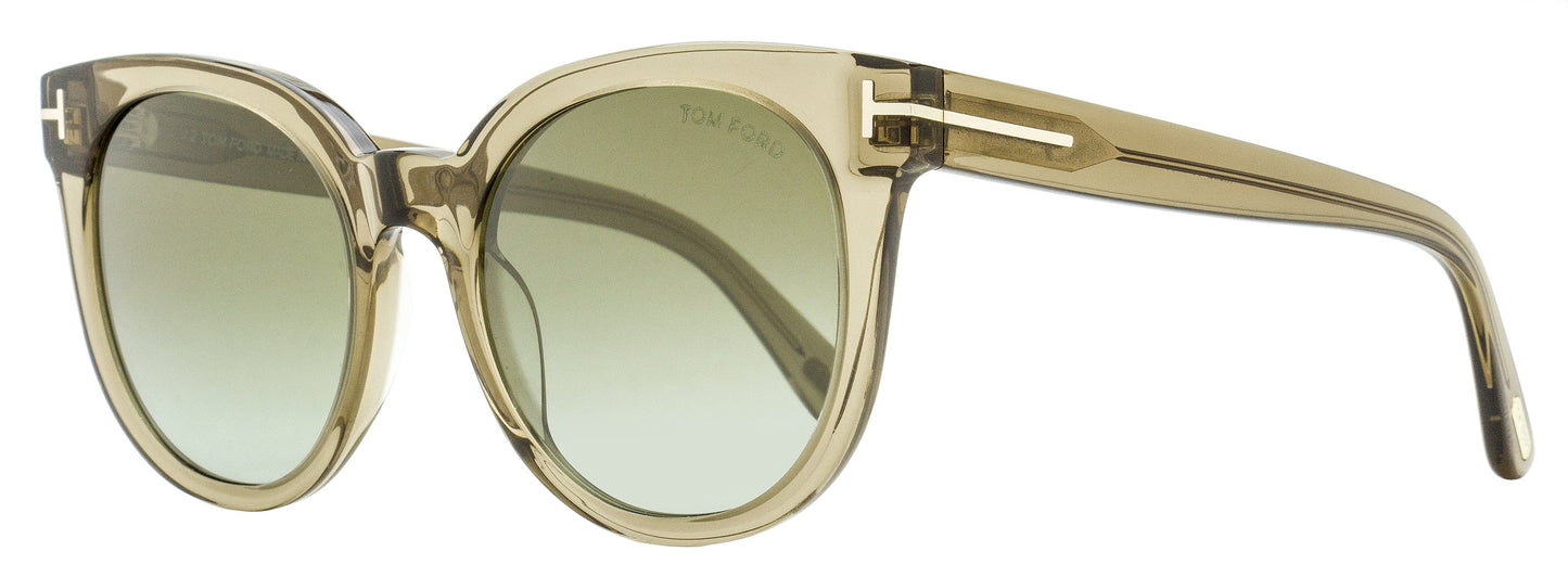 Tom Ford Moira Sunglasses TF1109 45G Transaparent Brown 53mm FT1109 Transaparent Brown