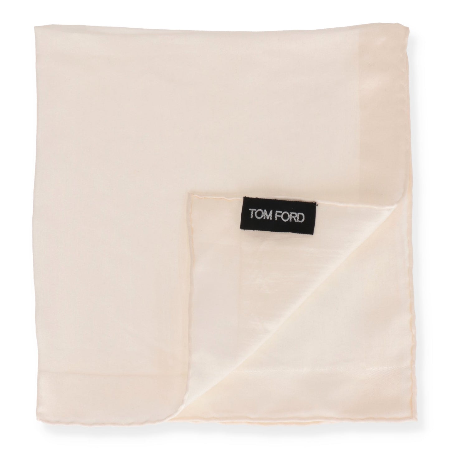 Tom Ford Mens Natural Pocket Square