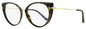 Tom Ford TF5815B Blue Block Eyeglasses 052 Havana/Gold 54mm FT5815 Havana Gold